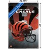 Trends International NFL Cincinnati Bengals - Helmet 16 Unframed Wall Poster Prints - 3 of 4