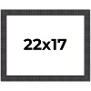 PosterPalooza | Distressed Brown Picture Frame - UV Acrylic, Backing Board, Hanging Hardware Included - 2 of 4