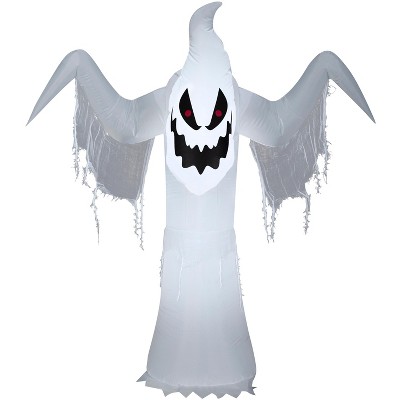 Gemmy Airblown Inflatable Creepy Ghost, 5 ft Tall, White