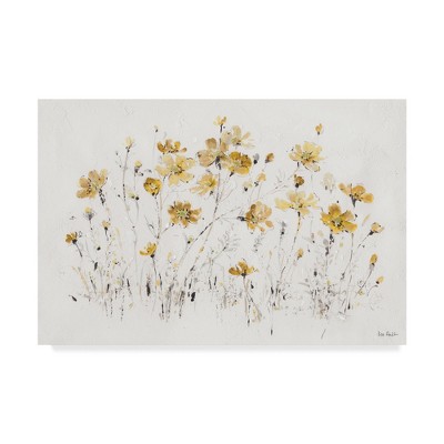 Lisa Audit Yellow Wildflowers Canvas Art, 22x32 Inches