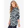Roaman's Women's Plus Size Long Sleeve Kate Big Shirt - 4 of 4