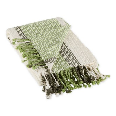 50"x60" Bold Herringbone Throw Blanket - Design Imports