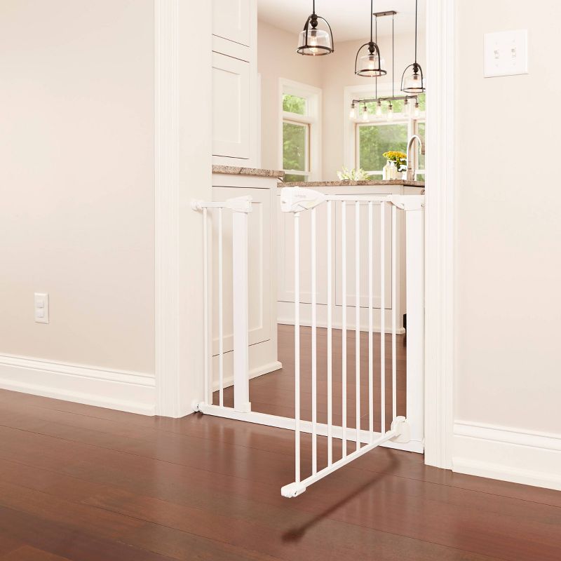 Toddleroo by North States Bright Choice Auto-Close Baby Gate - White -  29.75&#34;-40.5&#34; Wide, 5 of 7