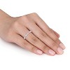 EVERLY JEWELRY | 14K White Gold Beaded Ball Ring - 4 of 4