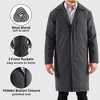 Alpine Swiss Zach Men’s Wool Blend Overcoat – Knee-Length Trench Coat, Runs Large for Layering Over Suits or Sweaters - 2 of 4