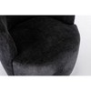 PAGED Chenille Fabric Swivel Accent Chair Modern Living Room Chairs with Round Swivel Base, Barrel Chair for Living Room - 2 of 4