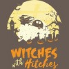 Women's Design By Humans Halloween Camping Witches Hitches Funny By RedBirdLS Racerback Tank Top - 2 of 3