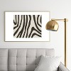 Megan Galante Painted Zebra Metal Framed Art Print - Deny Designs - 2 of 4