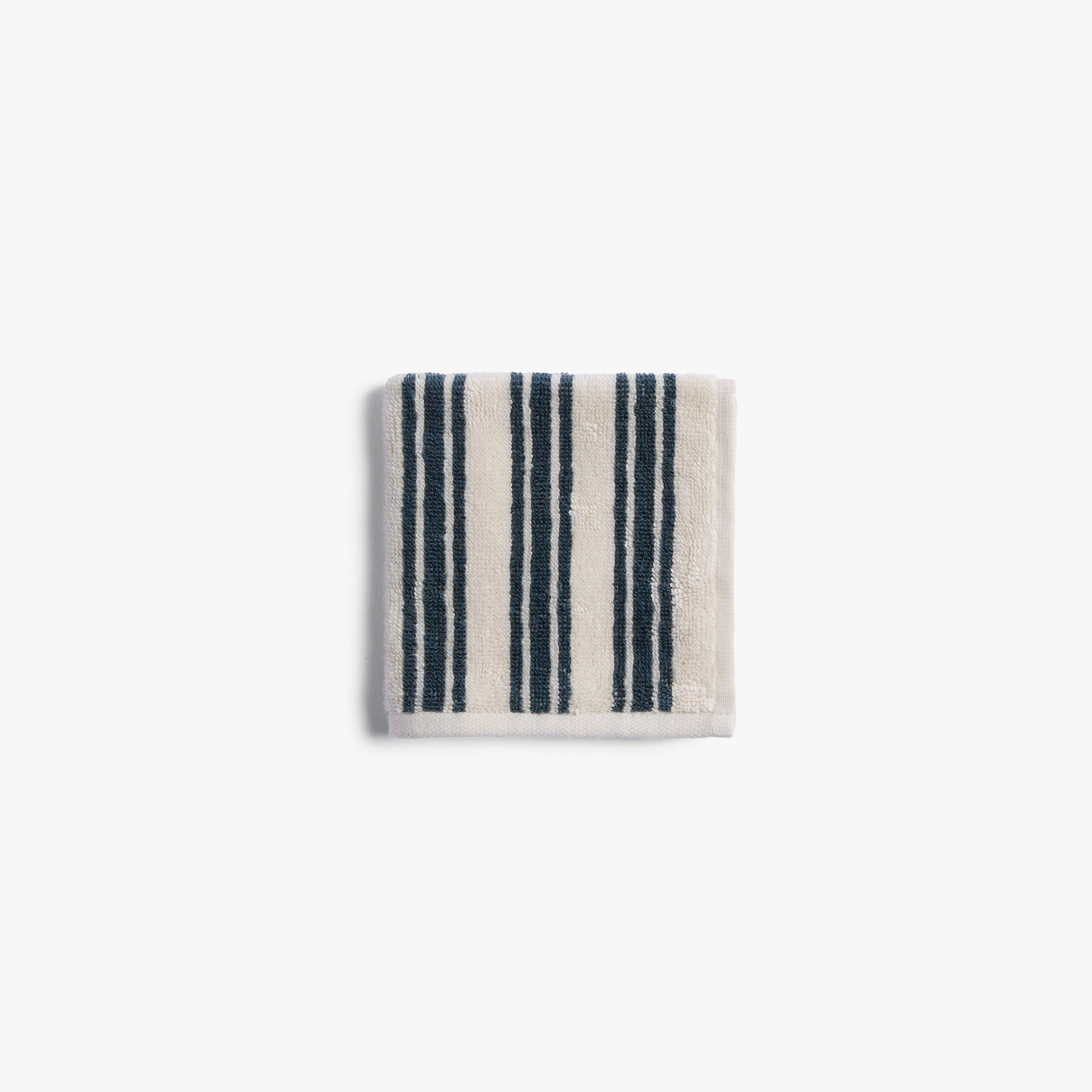 Striped Supersoft Bath Washcloth Parchment & Cove - Parachute for Target