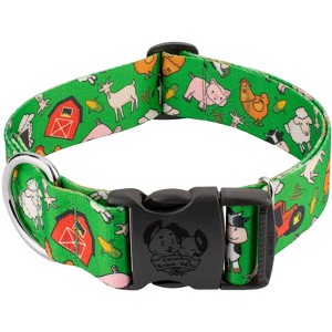 Country Brook Petz 1 1/2 Inch Deluxe Dog Collar - Critter Corner Collection - 1 of 4