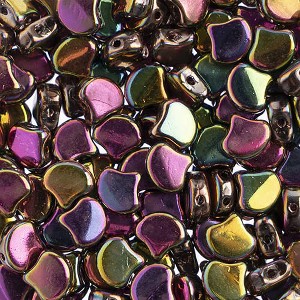 John Bead Matubo 50g Czech Glass 7.5mm Crystal/ Vitex Full #00030-27108 Gingko Leaf Beads for DIY Jewelry Necklace Bracelets Making - 1 of 2