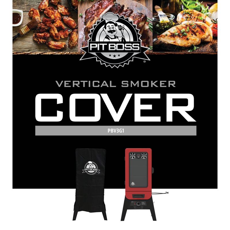 Pit Boss 3 Series Gas Smoker Cover Black, 4 of 5