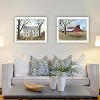 2Piece Vignette Early American Homestead White Framed Wall Art for Living Room, Bedroom Wall Art Print for Home Decor by Billy Jacobs - 2 of 4