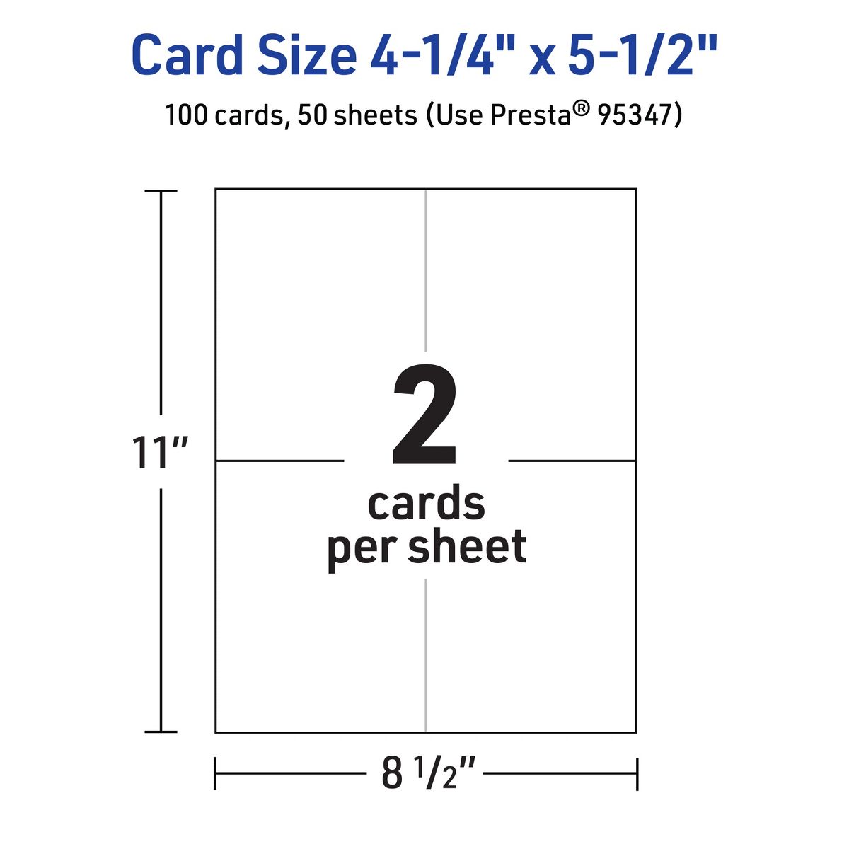 Avery Glossy White Note Cards, 4-1/4" x 5-1/2" Rectangle - thumbnail 5