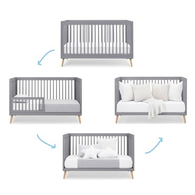 Delta Children Jordan 4-in-1 Convertible Crib - Gray : Target