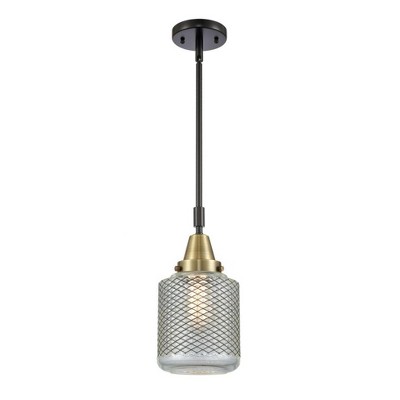 Stanton - 1 Light Stem Hung Mini Pendant In Industrial Style-13.13 Inches Tall and 6 Inches Wide