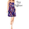 HAPPY BAY Women's Vacay Holiday Beach Summer Beachwear Sleeveless Casual Dress Honeymoon Nightshirts Mini Slip Nighty 00 Tidal Wave_AC9 - 3 of 4