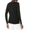 Women's Classic Fit Long Sleeve Lightweight Knit Crewneck Sweater Casual Basic Tops - 2 of 4