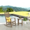 WestinTrends  2-Piece Classic Porch Rocking Chair With Side Table Set - 2 of 2