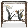 SPI Home Turtle and Sealife Console Table Metal Sculptural Base and Glass Top Ocean Inspired 33.5 Inches Tall - 3 of 4
