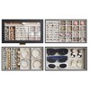 Stackable Jewelry Trays, 4-Tier Accessory Organizer,  Removable Dividers for Vanity Table - 2 of 4