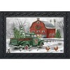 Briarwood Lane Doormat 30x18 Indoor Outdoor Christmas on the Farm For Christmas Doormat - 2 of 4