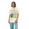 Hello Kitty Flower Power Women’s Cloud Wash Crew Neck Short Sleeve T-shirt - image 3 of 4