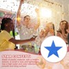 Unique Bargains Party Supply Plastic Lightweight Waterproof Twinkle Metallic Stars Foil Confetti 0.13 Ibs - 3 of 4