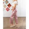 Women's Metallic Wide Leg Pants - AnnieWear - 2 of 4