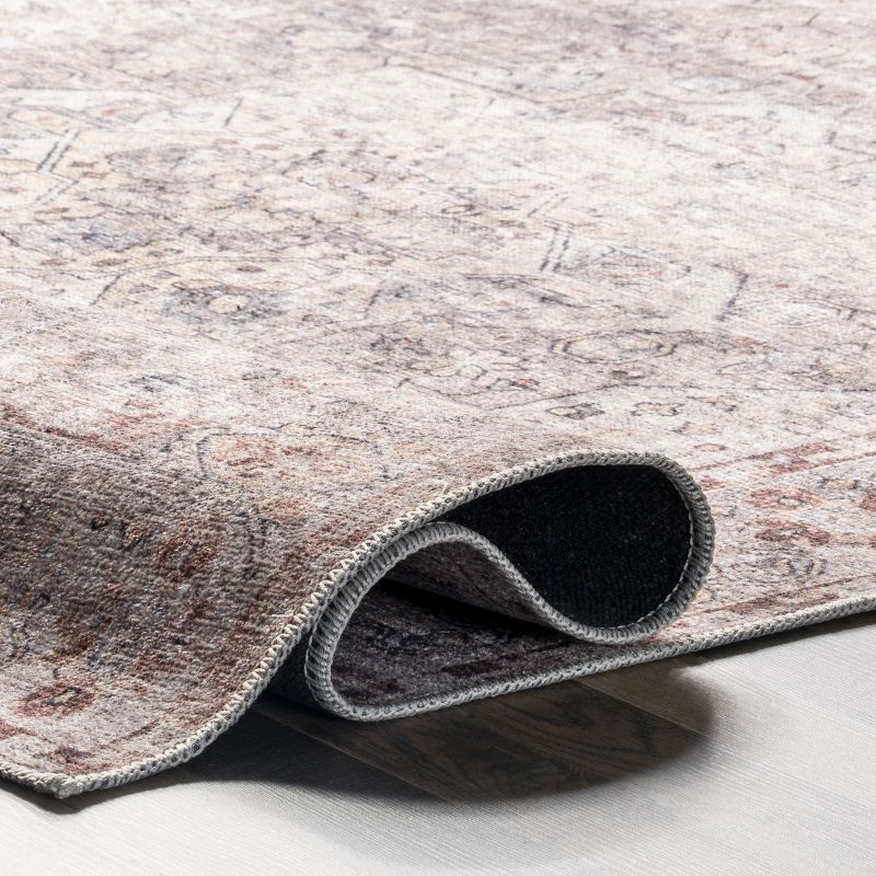 Kirsty Traditional Distressed Cotton Area Rug, 5 of 11