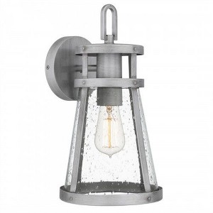Quoizel Lighting Barber 1 - Light Sconce in  Antique Brushed Aluminum - 1 of 4