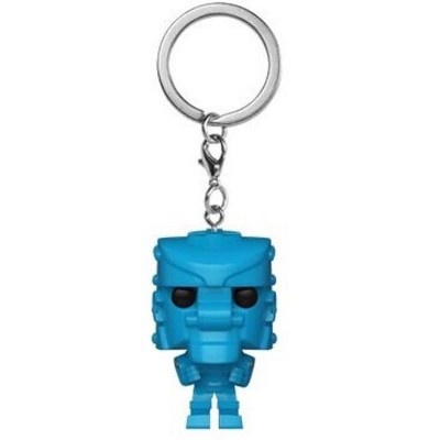 FUNKO POP! KEYCHAIN: Mattel-RockEm SockEmRobot (Blue)