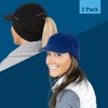 TrailHeads Fleece Ponytail Hat for Women –  Reflective Winter Beanie with Visor for Running, Hiking - 2 of 4