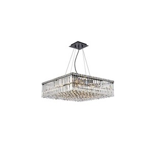 Elegant Lighting Axiom 1-Light Honey Gold Pendant with Tapered Glass - 1 of 4