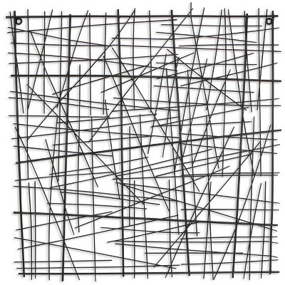 Cheung's Sylvan Black Square Abstract Wall Art - Large
