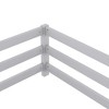 Okak Montessori Floor Bed Twin/Full Size,Modern Low Profile Toddler Bed with Safety Rails, Solid Wood Frame for Kids Bedroom Nursery - 4 of 4