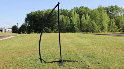 Black Steel X-Stand for Hanging Hammock Chairs