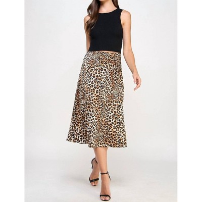 Women's Silky Midi Skirt - ELLISON