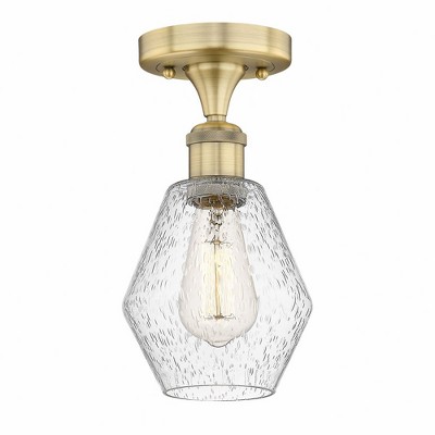 Cindyrella - 1 Light Semi-Flush Mount In Nautiical Style-10.25 Inches Tall and 6 Inches Wide