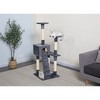 Go Pet Club 52" Classic Cat Tree Condo with Sisal Covered Posts  F56 - 3 of 3