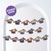 Big Dot of Happiness Kentucky Horse Derby Banner, Derby Day Party Decorations, 30 Feet of Cord, 15 Double-Sided Colorful Paper Horse Racing Designs - 2 of 4