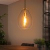 Rennnsan Sorrin 9" W 1 - Light Dome Glass Modern Dimmable Flush Mount in Gold - 4 of 4