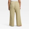Women's Mid-Rise Regular Fit Textured Pull-On Pants - A New Day™ - 2 of 3