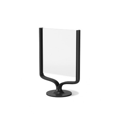 Classic Black Aluminum Floating 5x7 Tabletop Frame