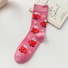 Anna-Kaci Women's 6-Pair Food-Themed Crew Socks - 3 of 3