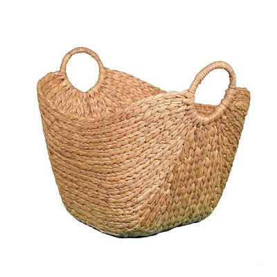 BirdRock Home Water Hyacinth Laundry Basket - Natural