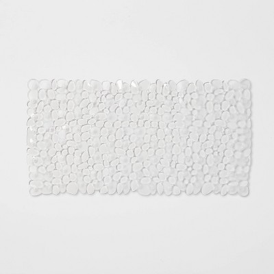 Bath Bliss Sanitized Non-Slip Bath Mat, Clear