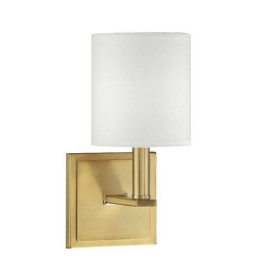 Waverly Satin Nickel Direct Wired Electric Wall Sconce