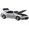 GTR Nismo 400R RHD (Right Hand Drive) White 1/64 Diecast Model Car by Pop Race - 3 of 4