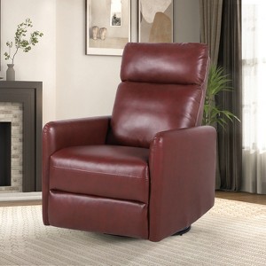 Felipe Mid-century Classic Manual Swivel Recliner   | ARTFUL LIVING DESIGN - 1 of 4